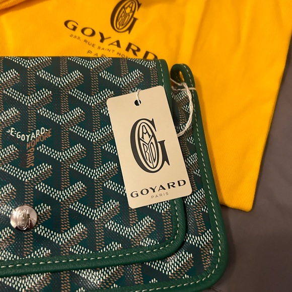 NEW- Goyard Plumet Crossbody in Green - Picture 10 of 11